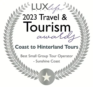 Luxe life tourism award 2019 sunshine coast day trips and sightseeing tours.